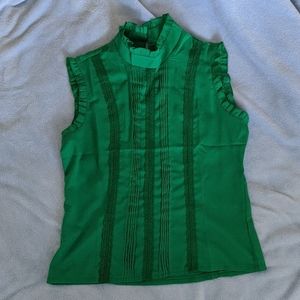 Green blouse